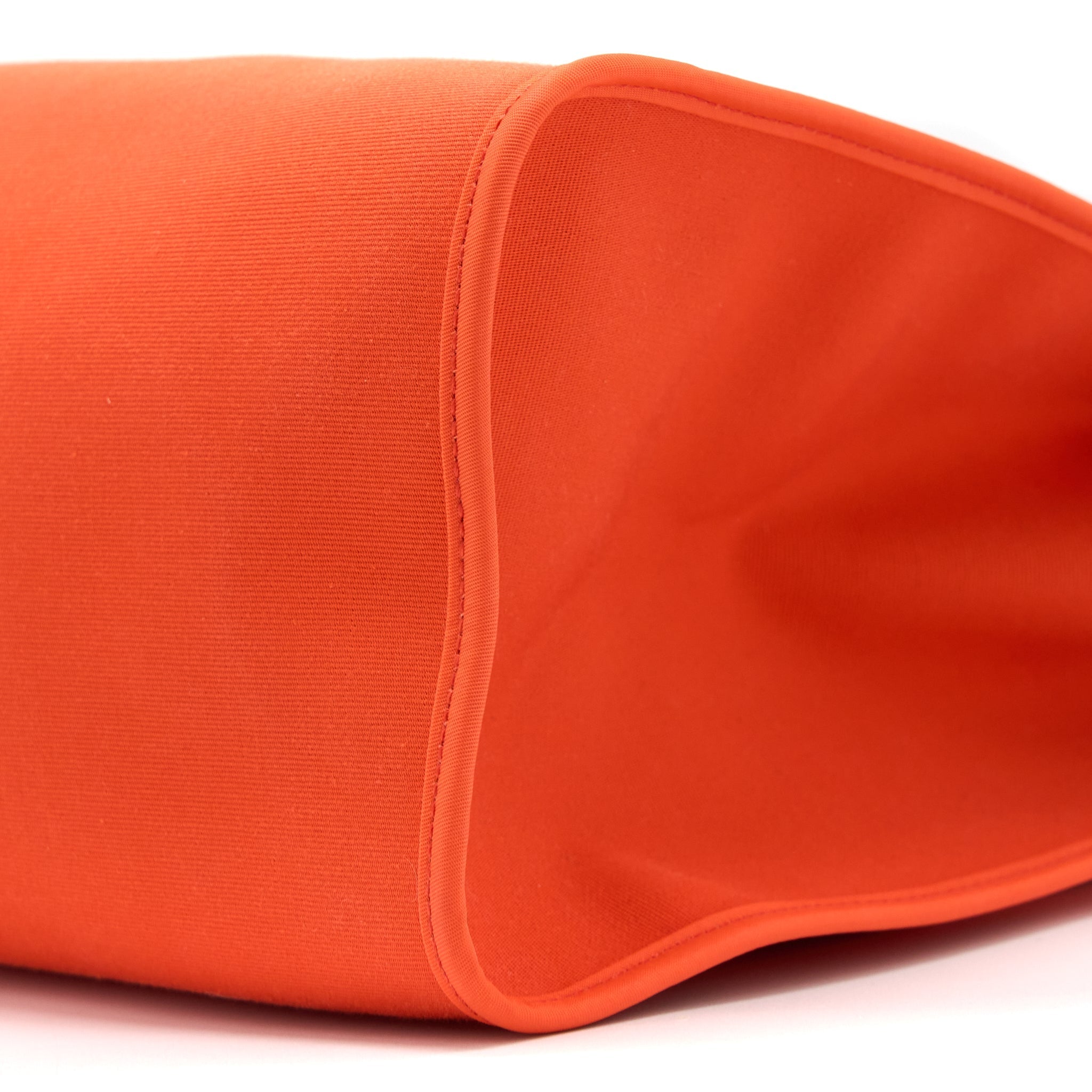 HERMES HERBAG ZIP 39 LEATHER/CANVAS ORANGE SHW