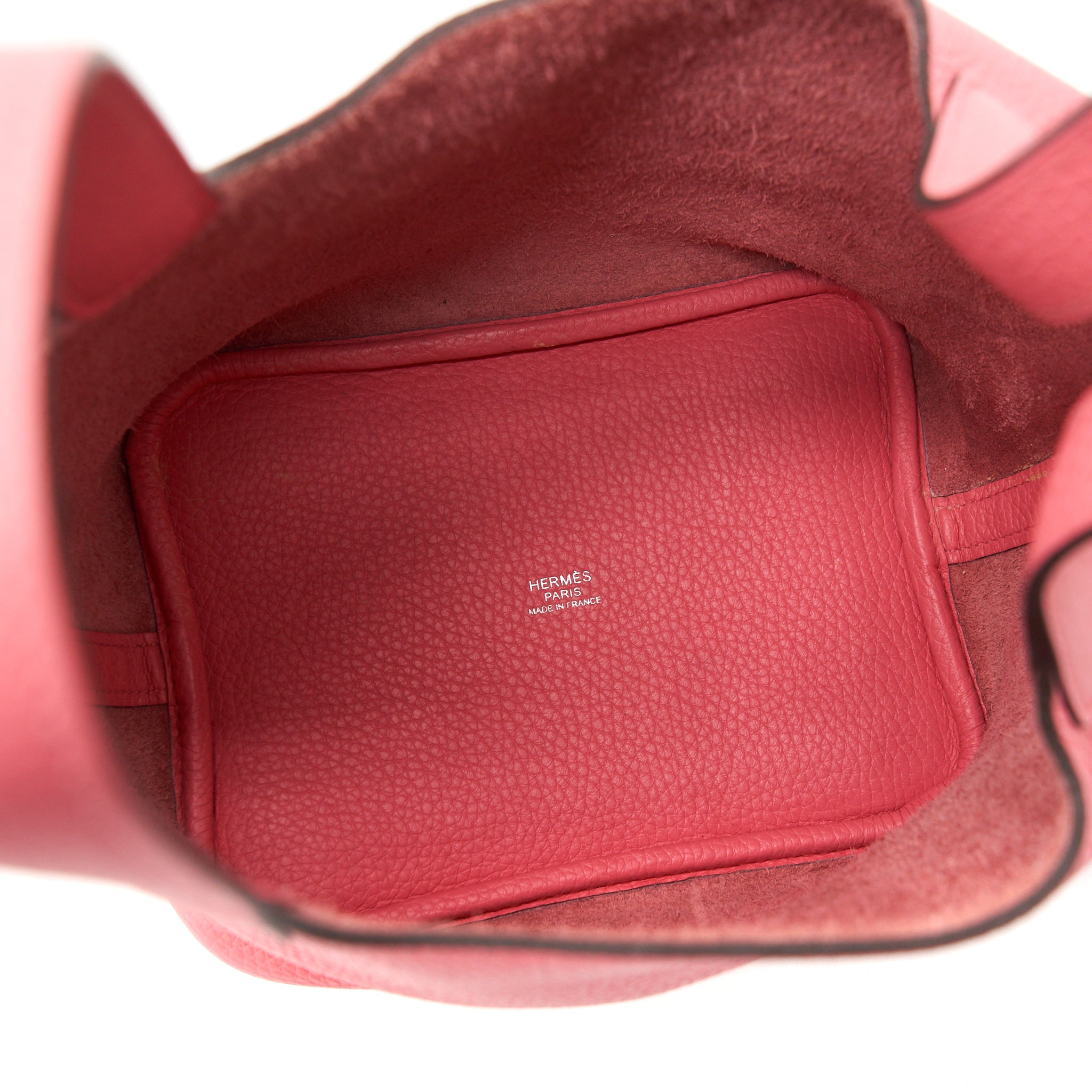 HERMES PICOTIN 18 LOCK BAG ROSE AZALEE SHW