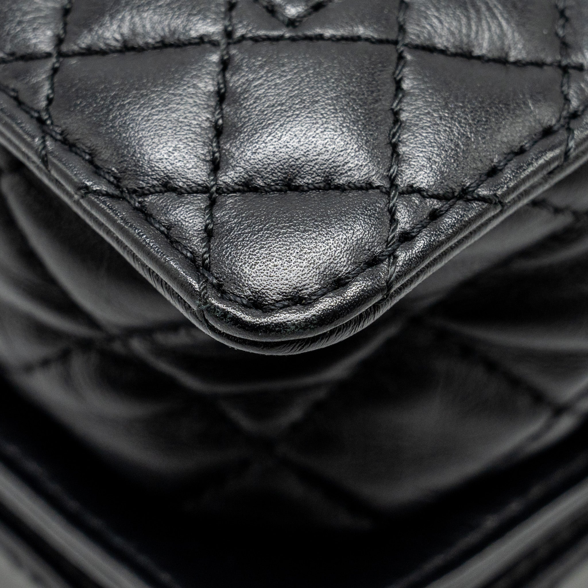 CHANEL MULTI CHAIN BOY BAG CALFSKIN/TWEED BLACK SHW