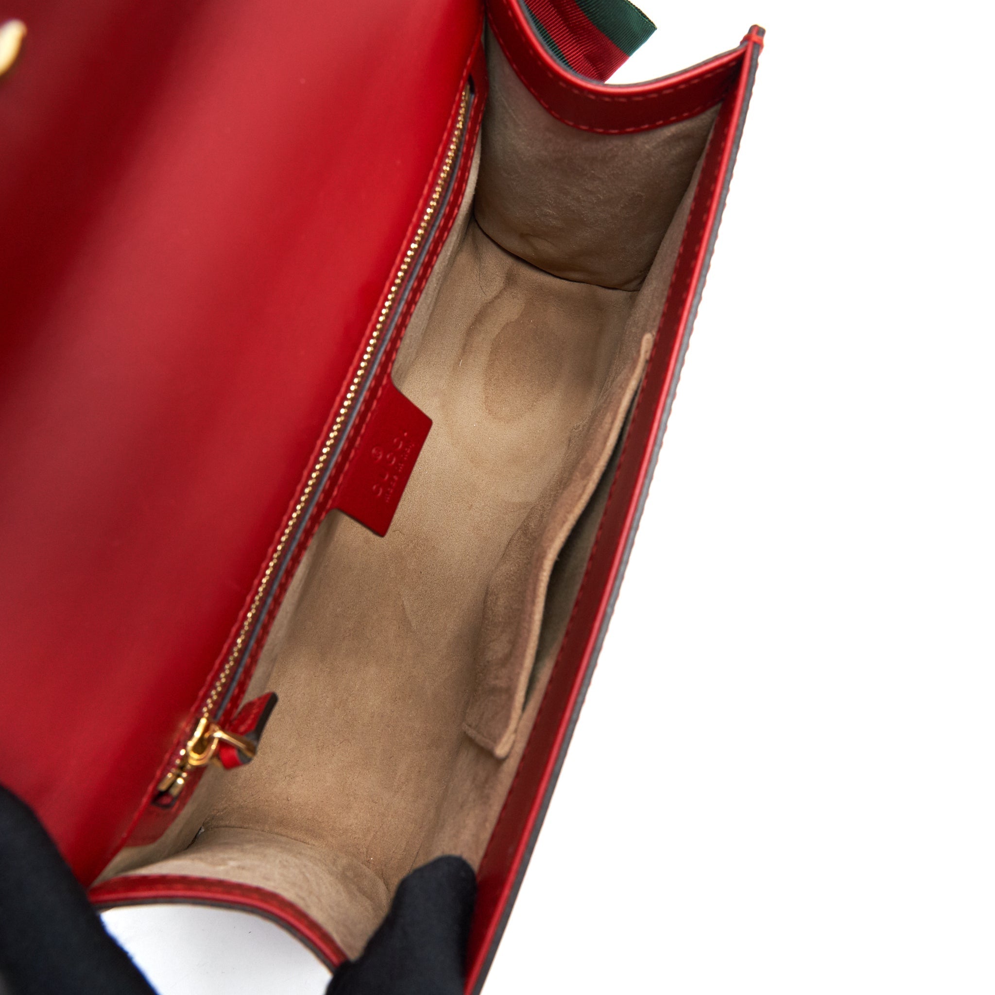 GUCCI SYLVIA BAG RED GHW