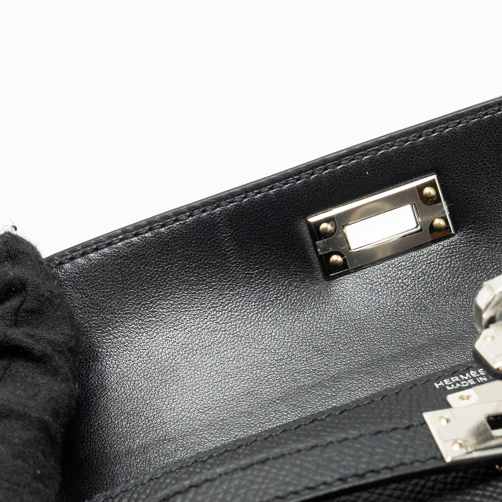 HERMES MINI KELLY EPSOM BLACK SHW STMAP B