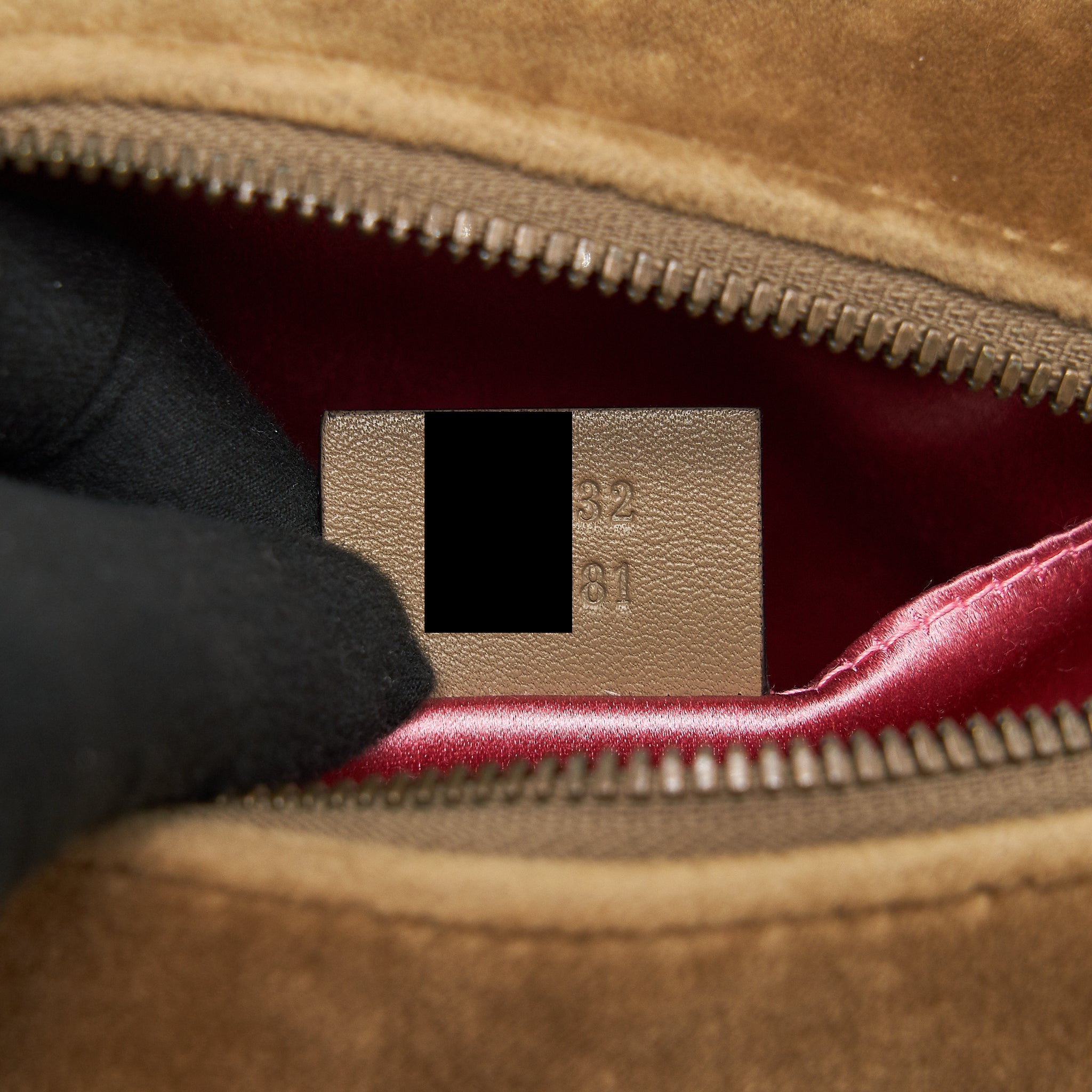 GUCCI GG MARMONT CAMERA BAG VELVET GOLD TAN GHW