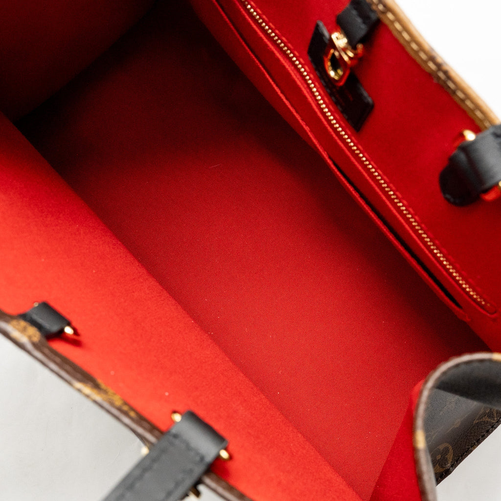 LOUIS VUITTON ONTHEGO MM MONOGRAM REVERSE CANVAS GHW