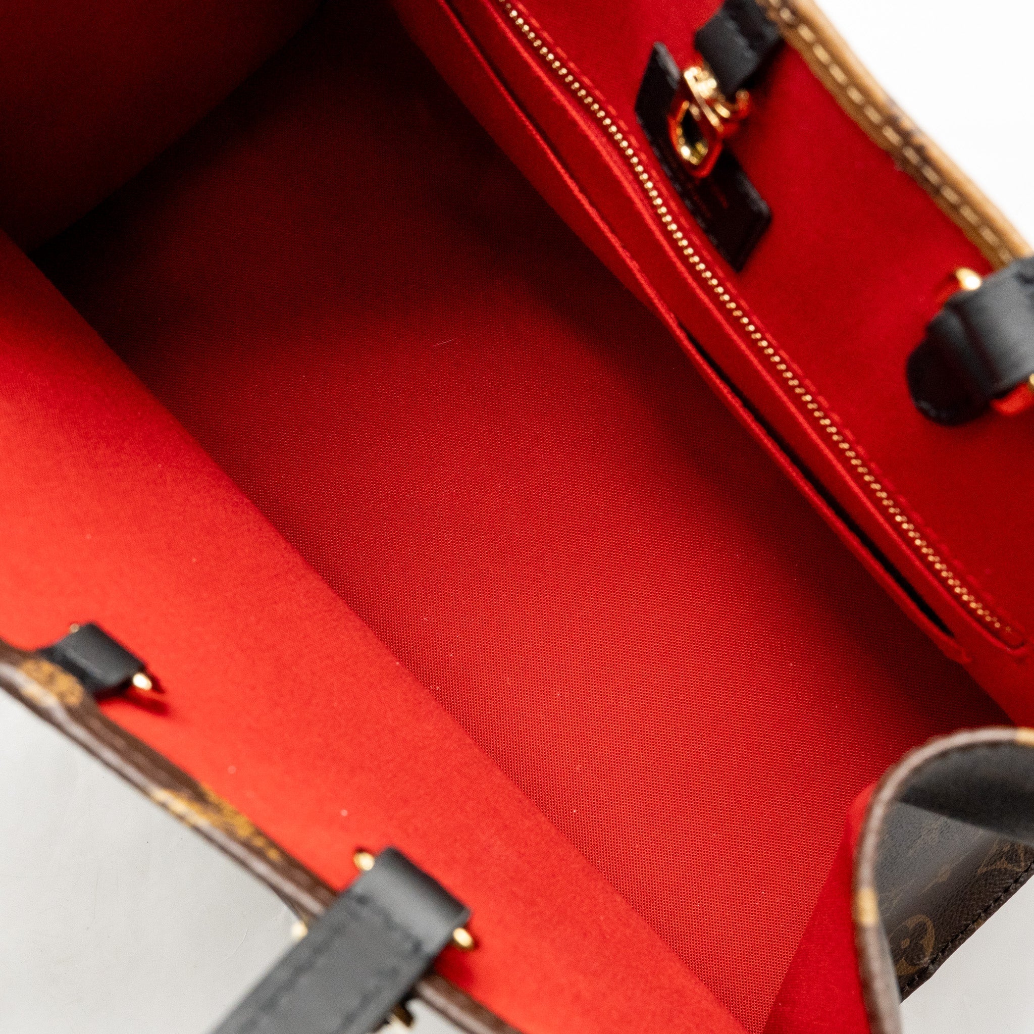 LOUIS VUITTON ONTHEGO MM MONOGRAM REVERSE CANVAS GHW