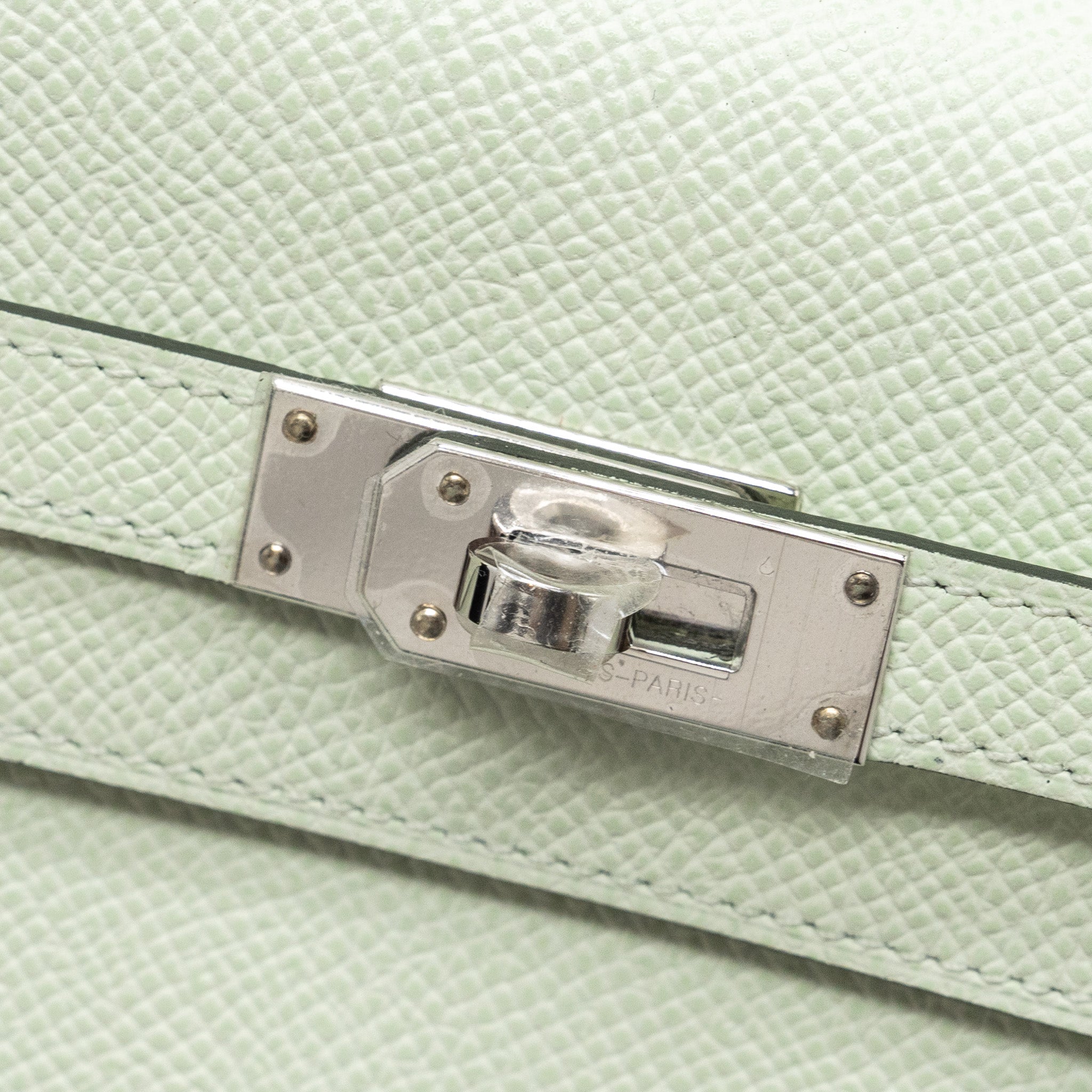 HERMES KELLY TO GO EPSOM VERT FIZZ SHW