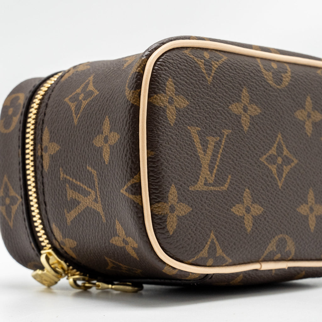LOUIS VUITTON NICE NANO MONOGRAM CANVAS GHW