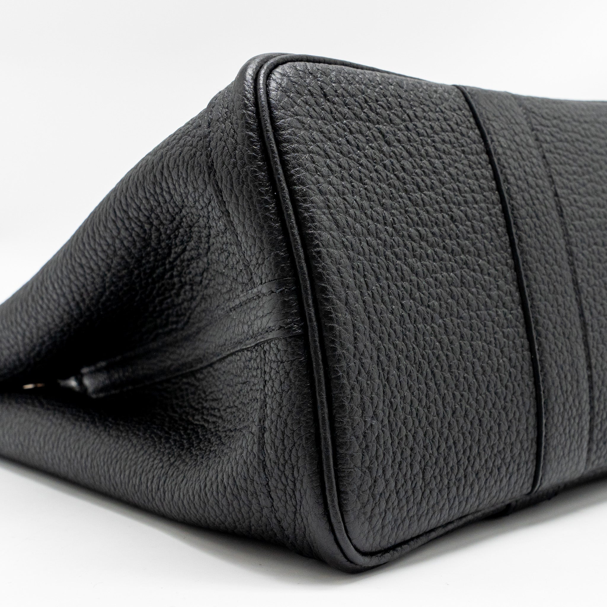 HERMES GARDEN PARTY 30 NEGONDA BLACK SHW