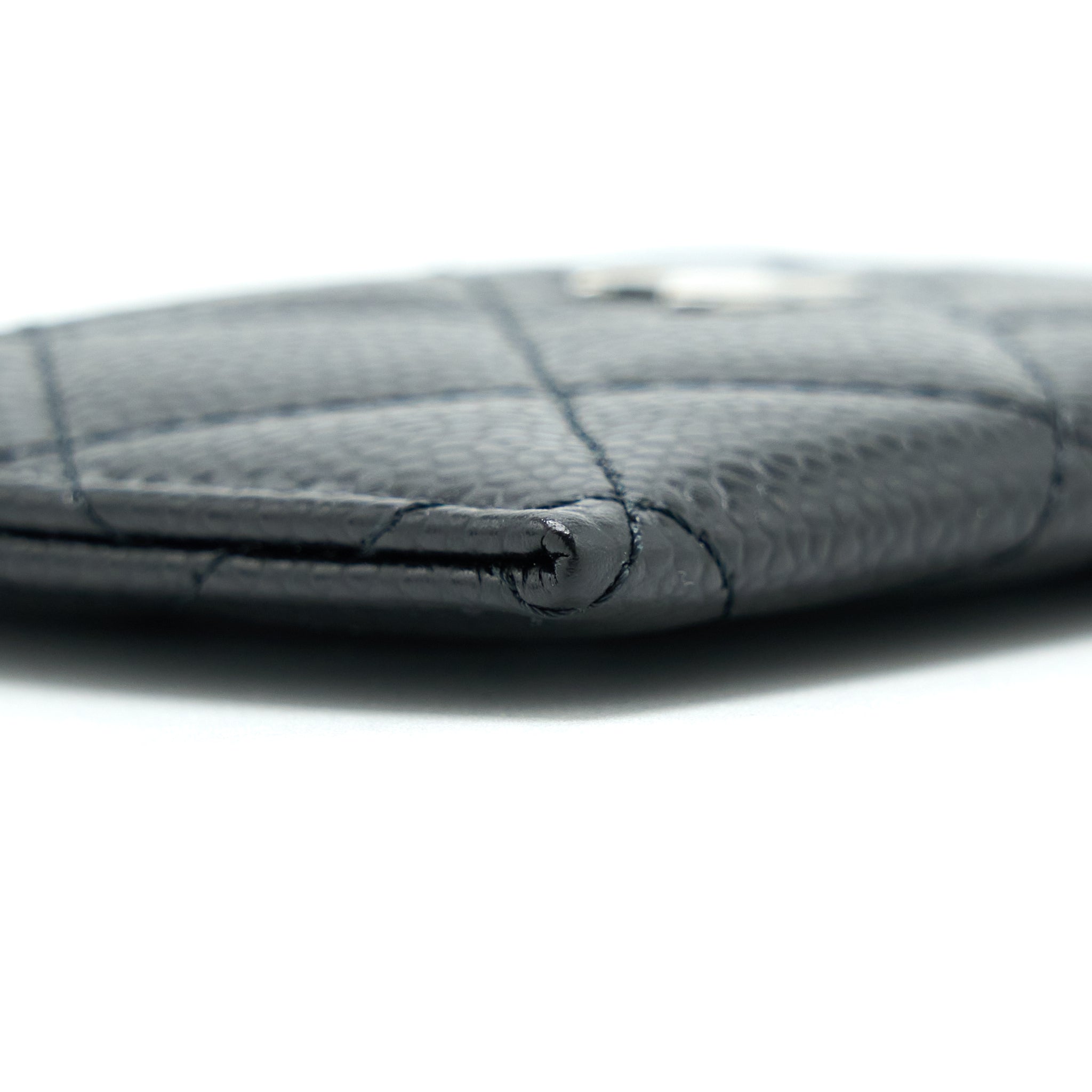 CHANEL CLASSIC CARD HOLDER CAVIAR BLACK SHW
