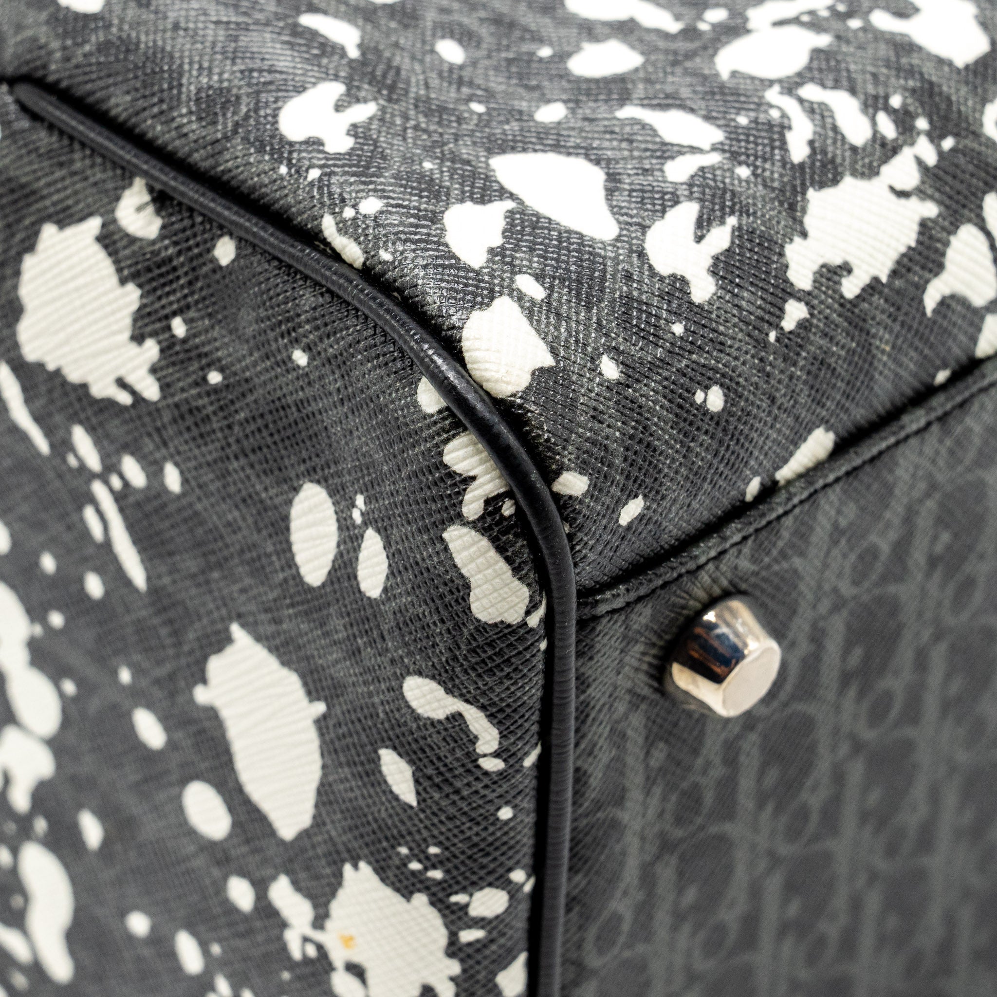 DIOR HOMME RIDER BAG CANVAS MULTICOLOUR BLACK / GREY SHW