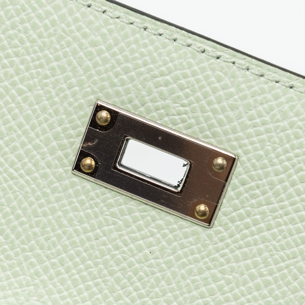 HERMES KELLY TO GO EPSOM VERT FIZZ SHW