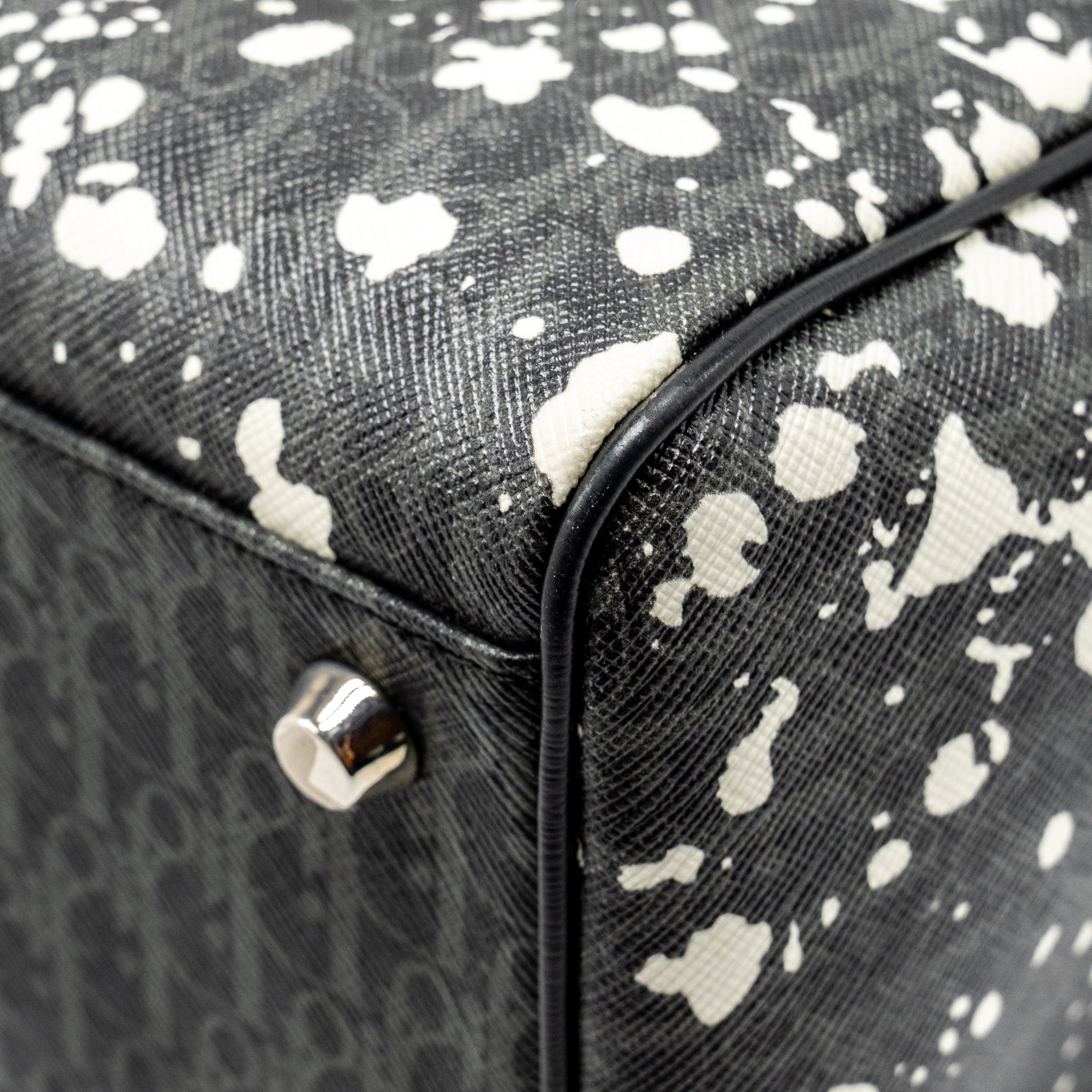 DIOR HOMME RIDER BAG CANVAS MULTICOLOUR BLACK / GREY SHW