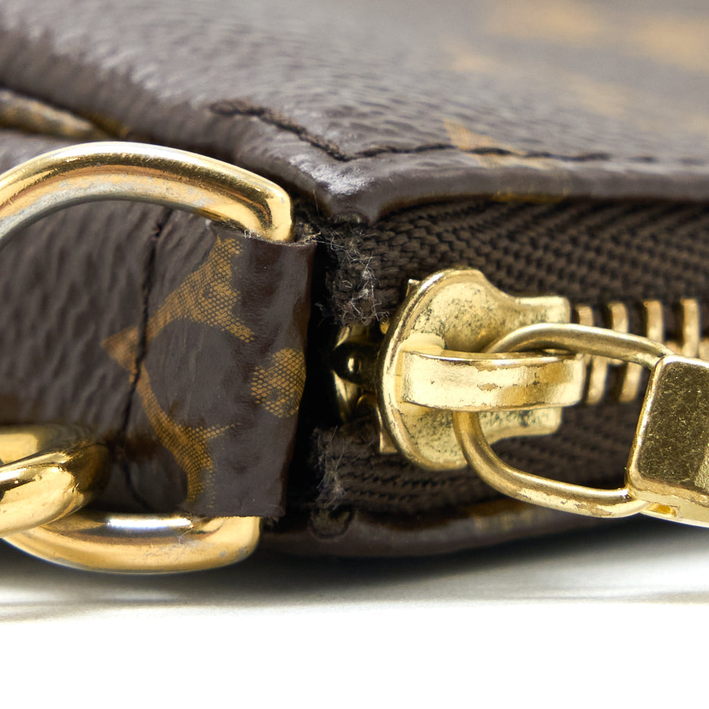 LOUIS VUITTON MINI POCHETTE ACCESSORIES MONOGRAM CANVAS GHW