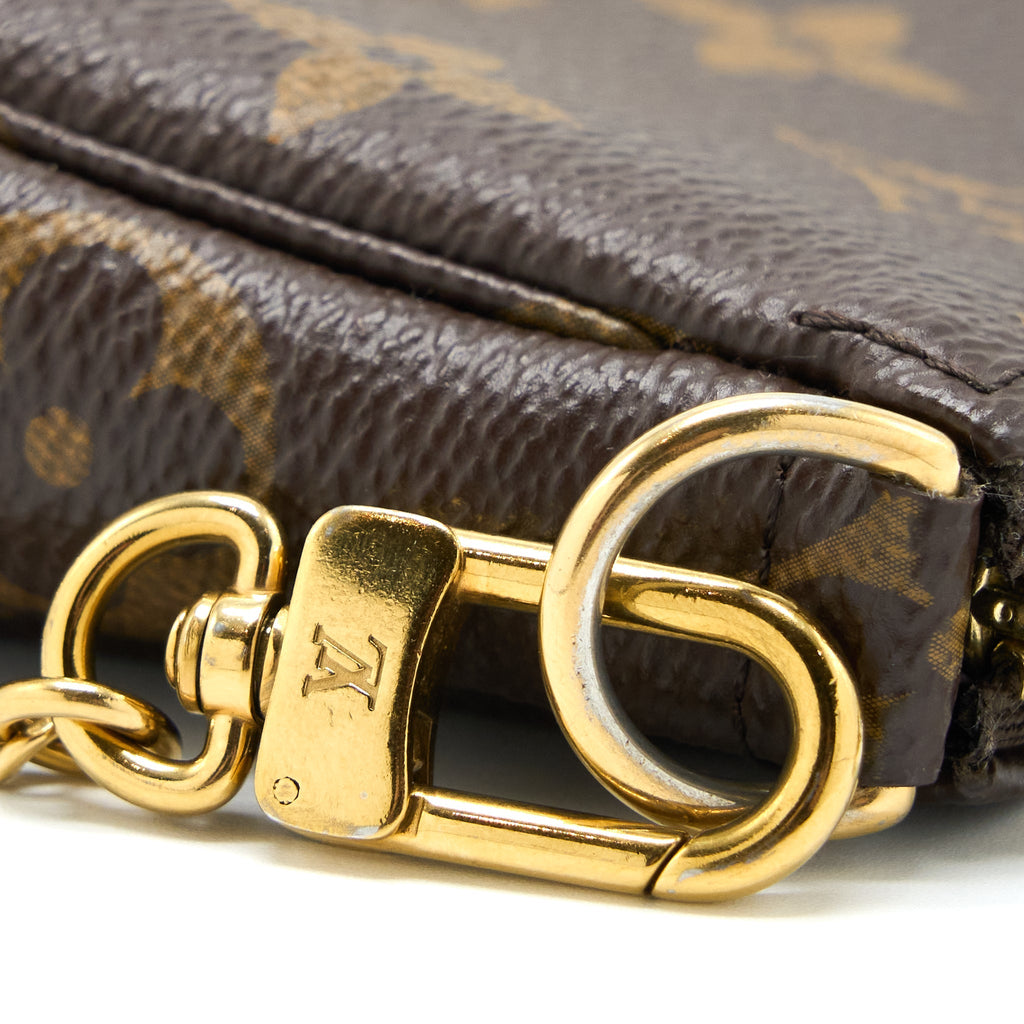LOUIS VUITTON MINI POCHETTE ACCESSORIES MONOGRAM CANVAS GHW