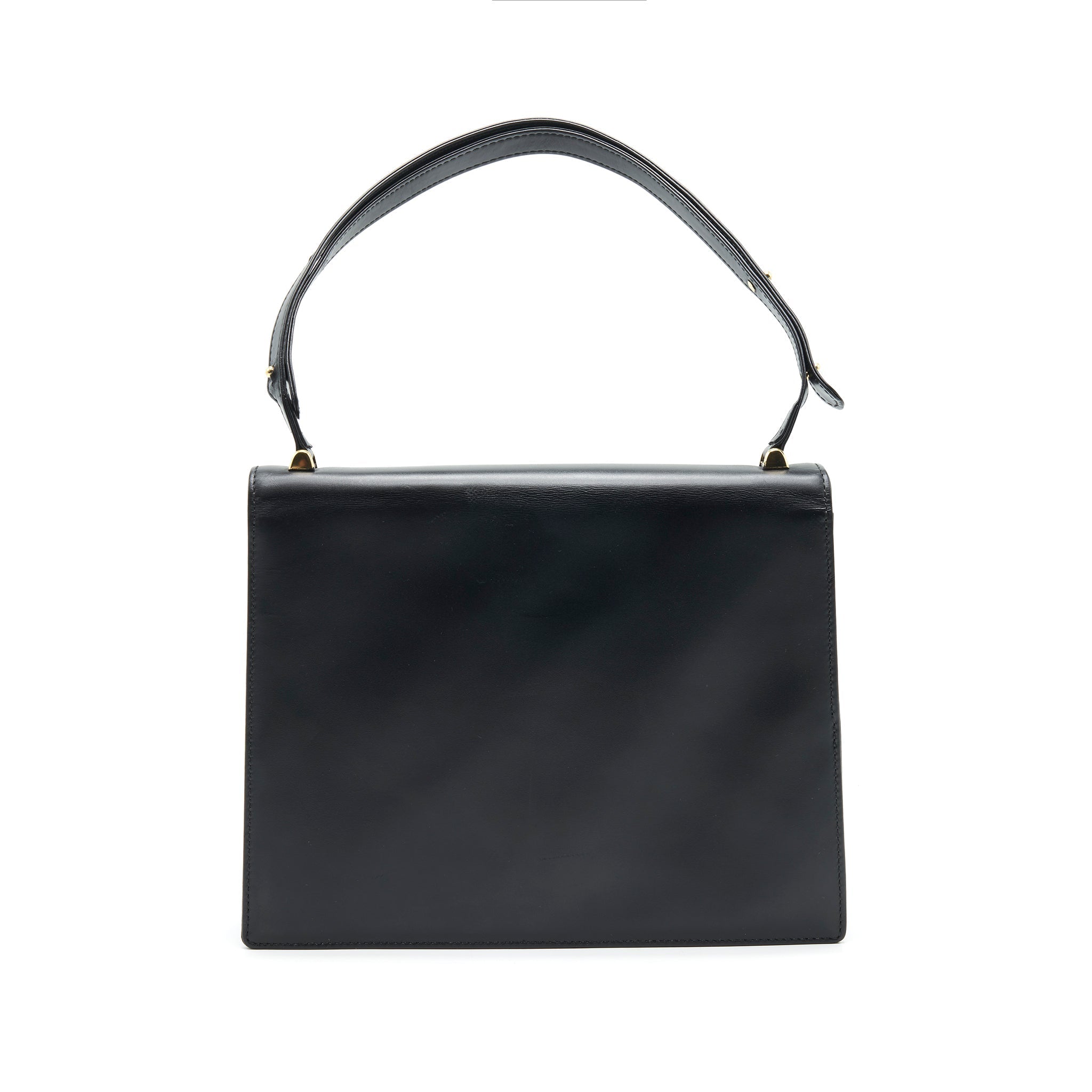 LOUIS VUITTON DELPHES VINTAGE OPERA LINE BAG LIMITED ED BLACK LEATHER SHOULDER BAG