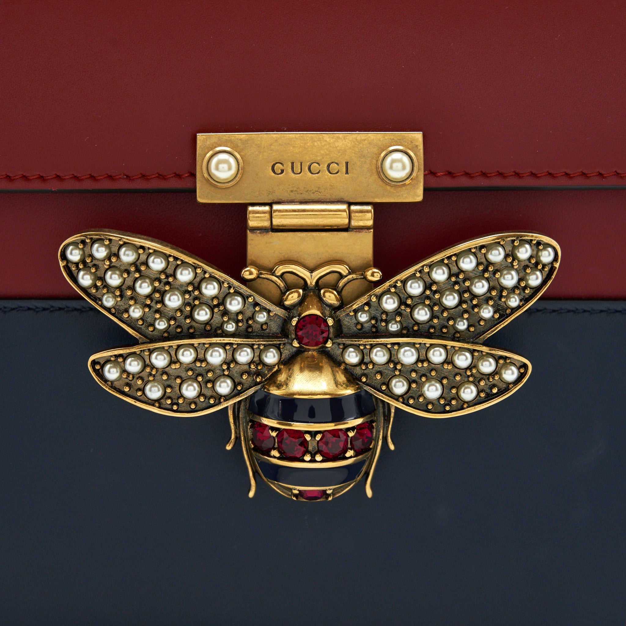 GUCCI QUEEN MARGRET TOP HANDLE BAG MULTI COLOUR
