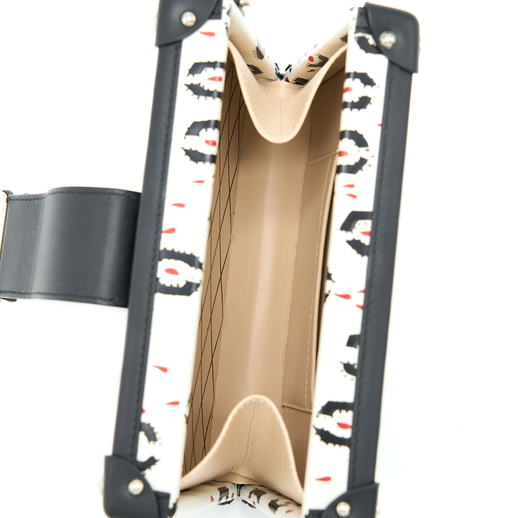 LOUIS VUITTON PETIT MALLET LIMITED EDITION BLACK / WHITE SHW