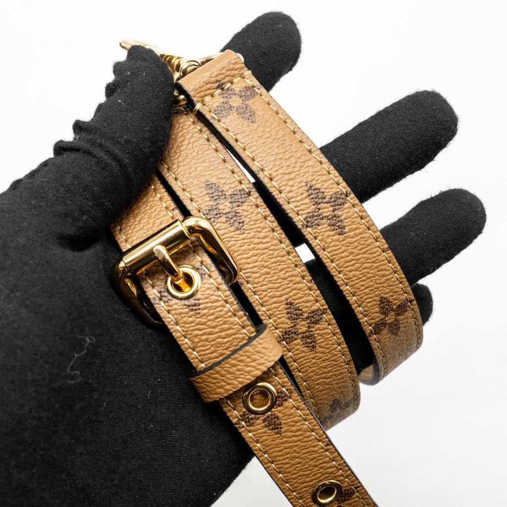 LOUIS VUITTON POCHETTE MÉTIS MONOGRAM REVERSE CANVAS GHW