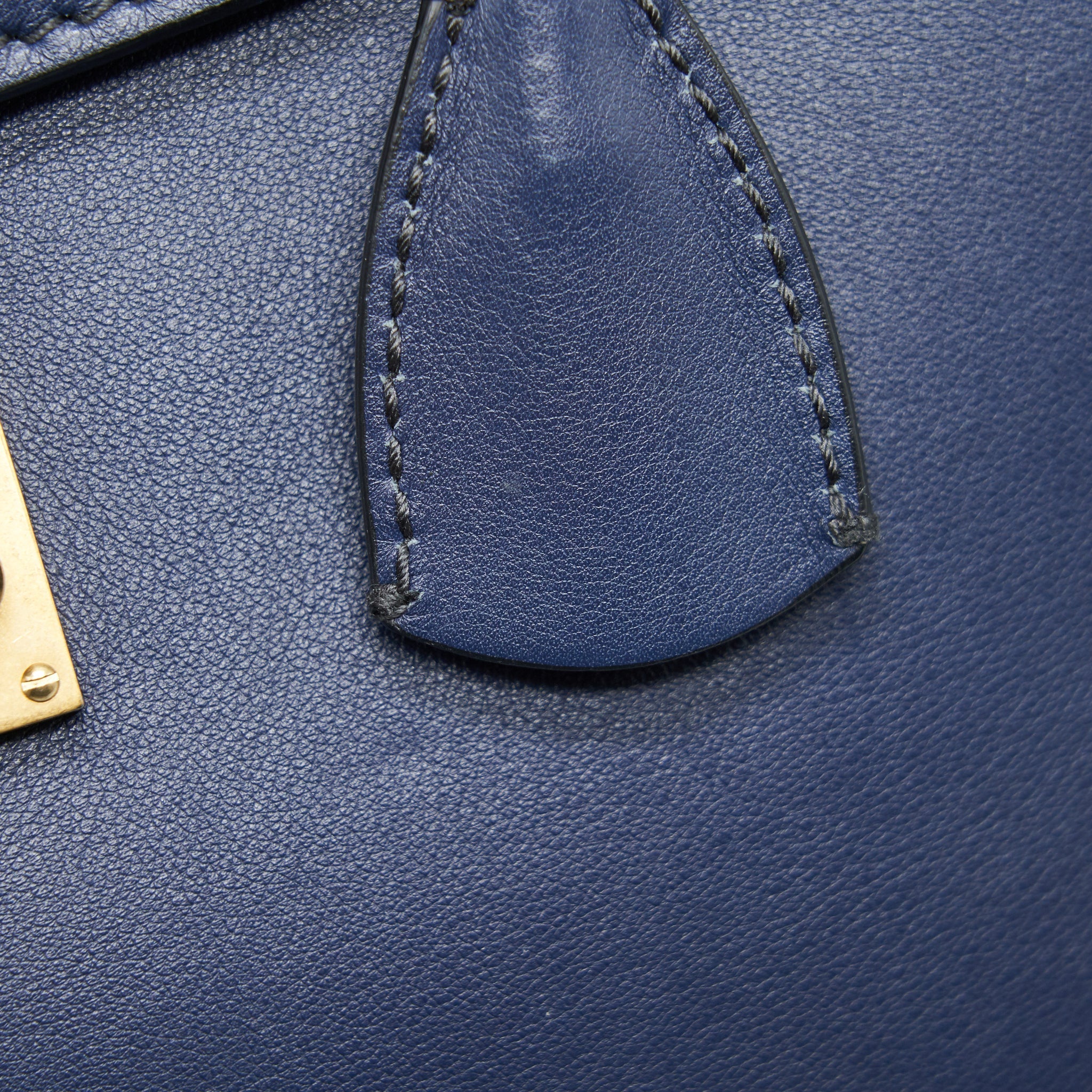CHRISTIAN DIOR DIORADDICT TOP HANDLE BAG IN NAVY