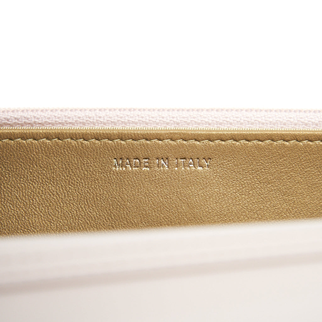 CHANEL PEARL CRUSHED PEARL WALLET ON CHAIN LILAC GHW