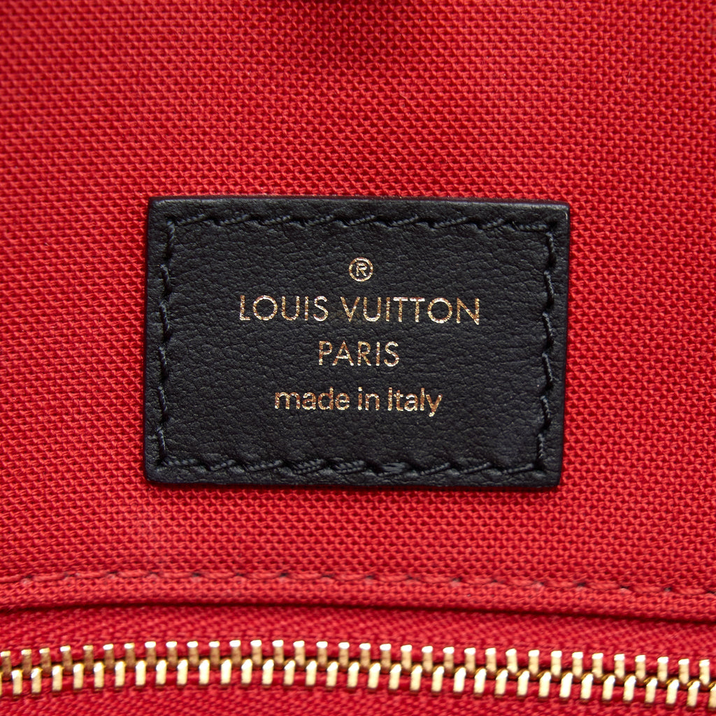 LOUIS VUITTON ON THE GO MM MONOGRAM REVERSE CANVAS GHW