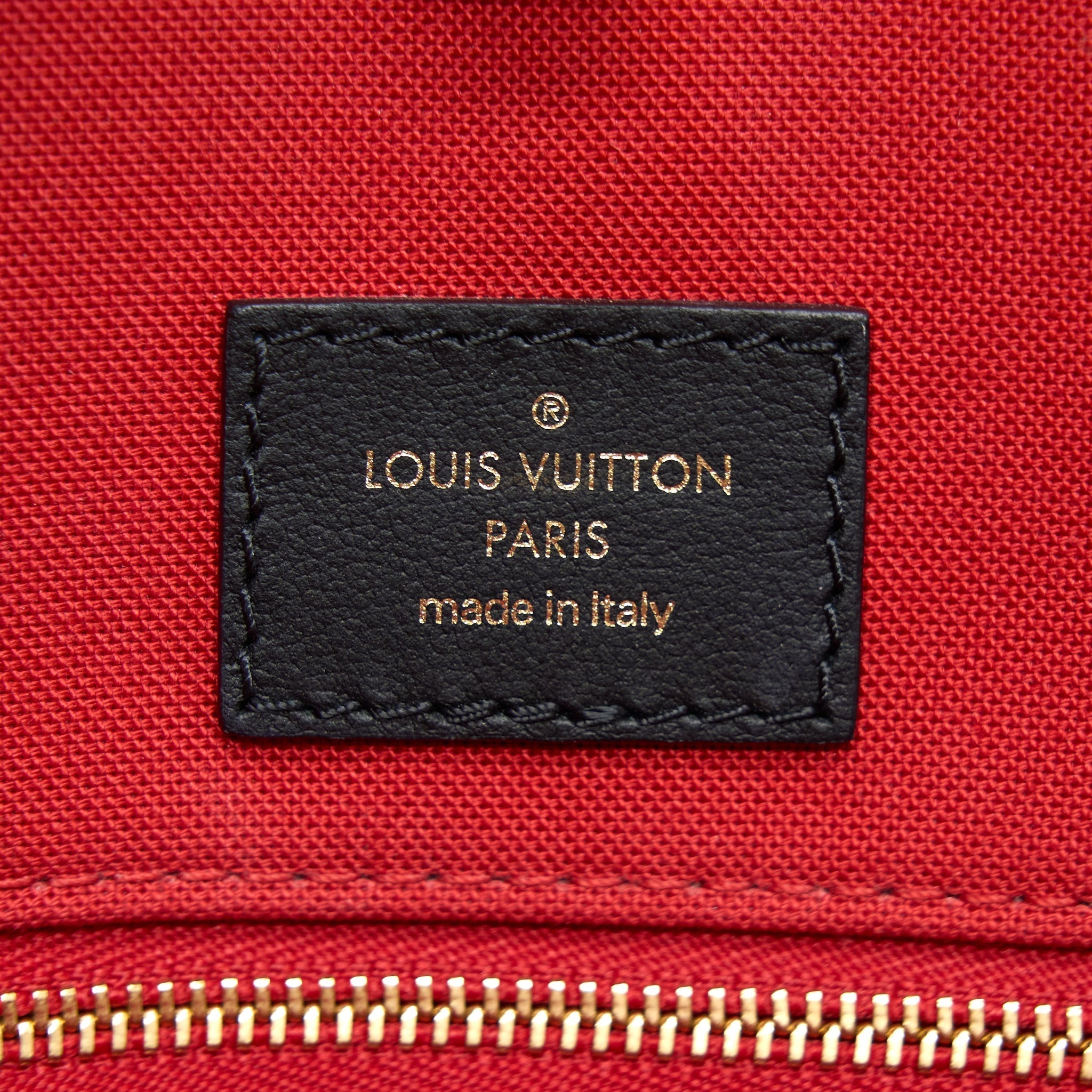 LOUIS VUITTON ON THE GO MM MONOGRAM REVERSE CANVAS GHW
