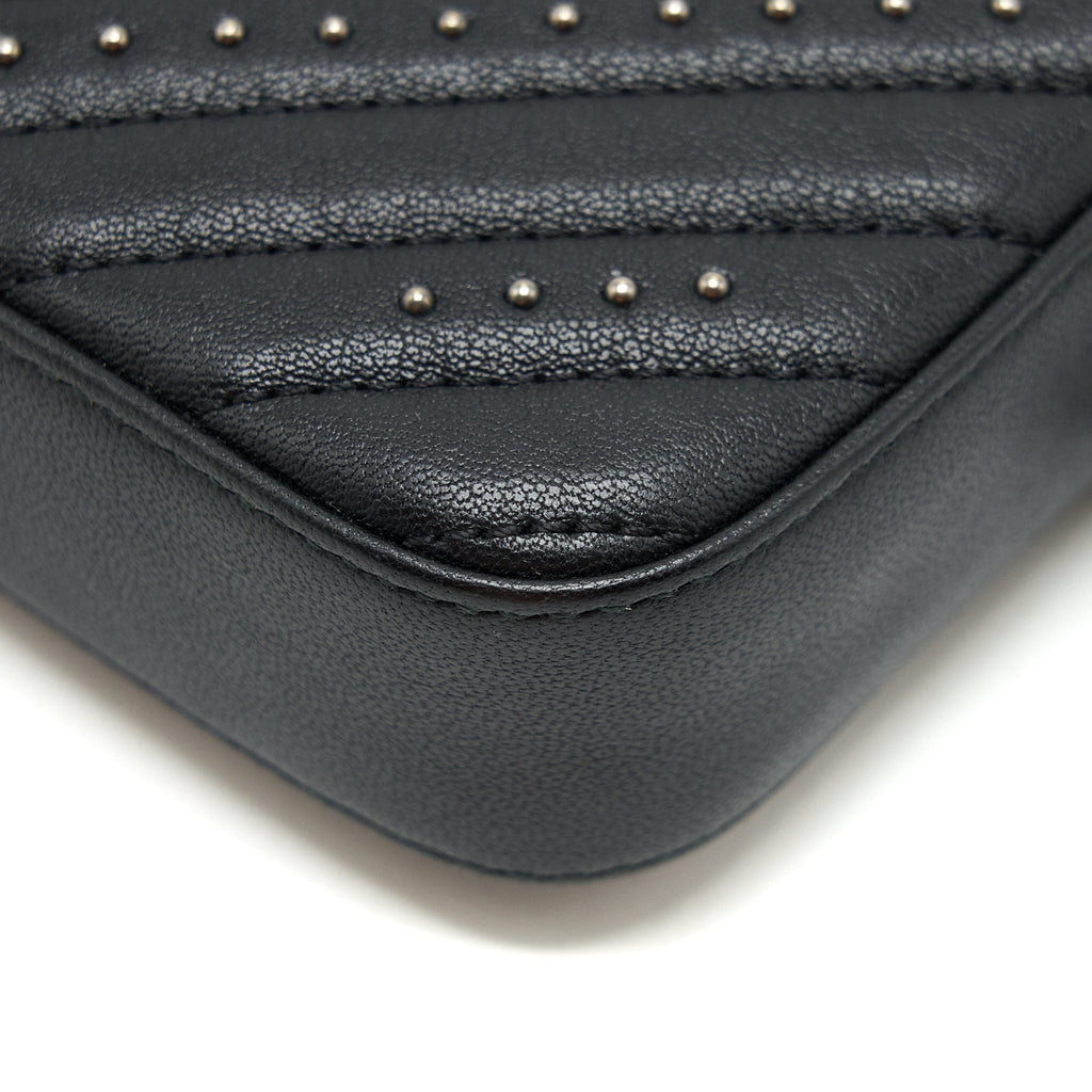 CHANEL REISSUE WALLET ON CHAIN CALFSKIN BLACK RUTHENIUM HARDWARE
