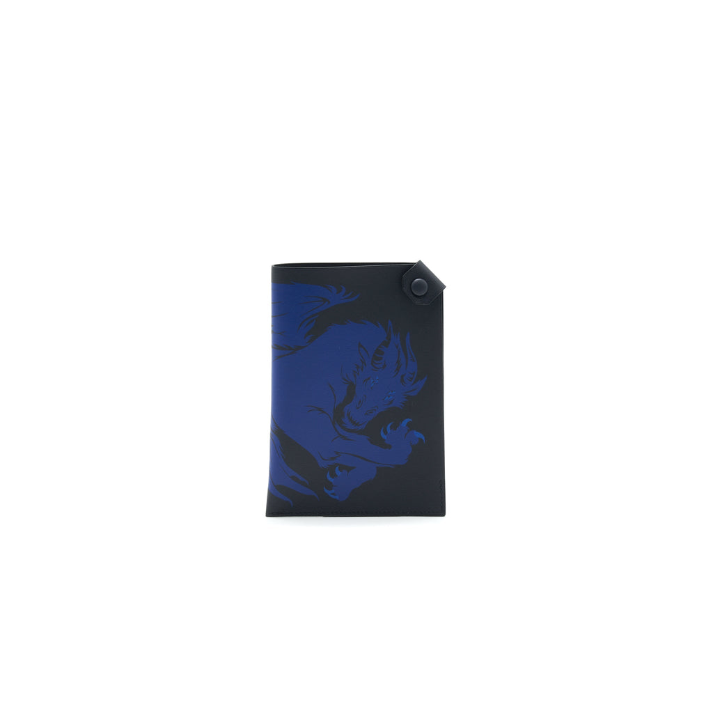 HERMES DRAGON PRINT PASSPORT HOLDER