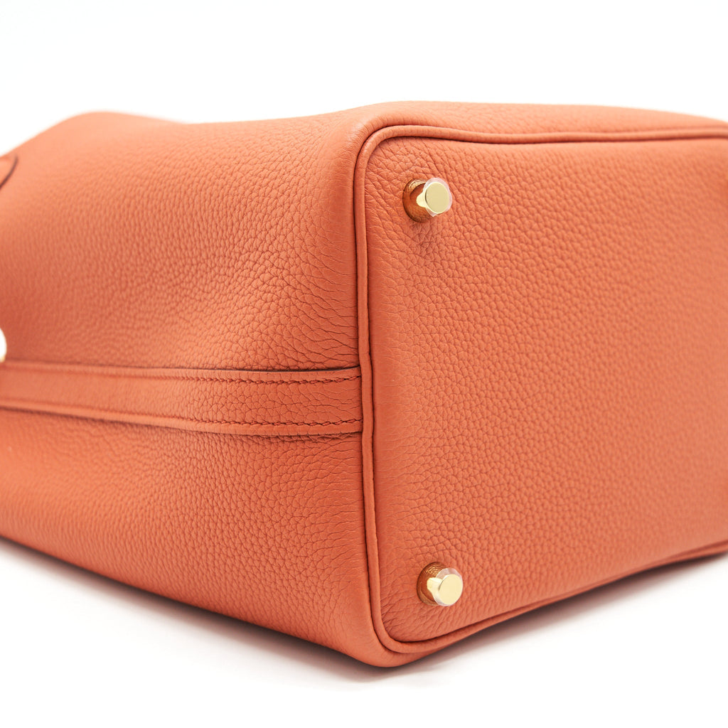 HERMES PICOTIN 18 LOCK BAG TAURILLON MAURICE LEATHER, TERRE BATTUA WITH GHW