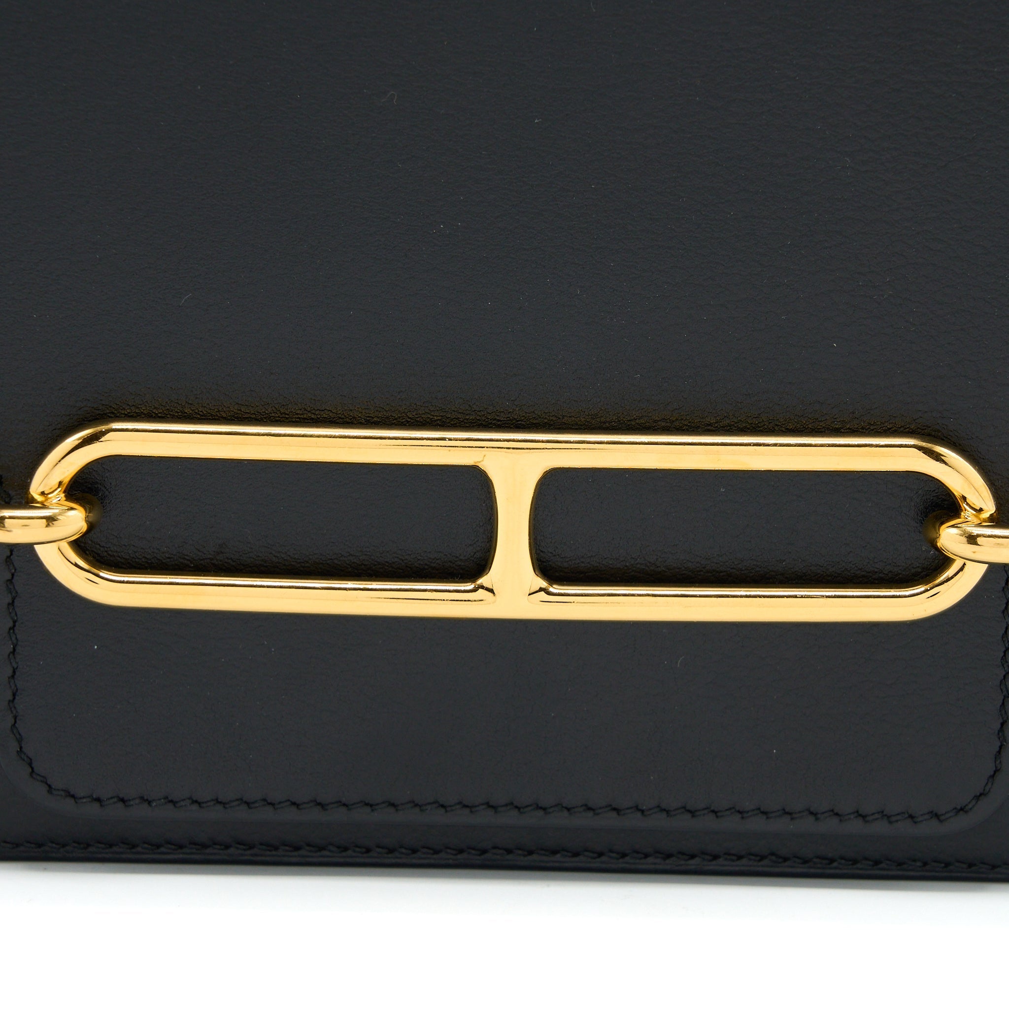 HERMES MINI ROULIS EVERCOLOR BLACK GHW