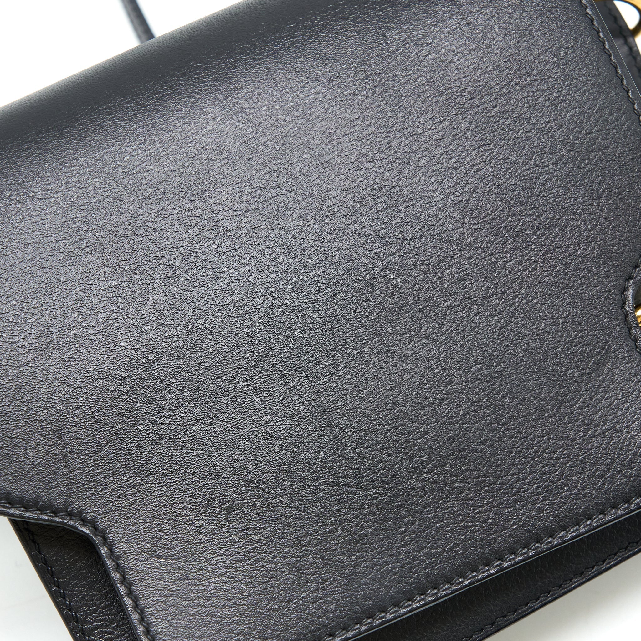 HERMES MINI ROULIS EVERCOLOR BLACK GHW
