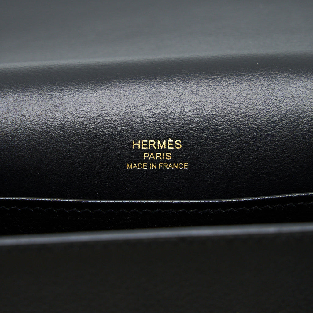 HERMES MINI ROULIS EVERCOLOR BLACK GHW
