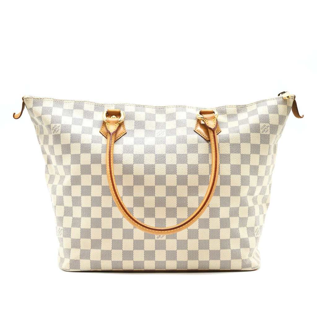 LOUIS VUITTON DAMIER AZUR COATED CANVAS TOTE BAG
