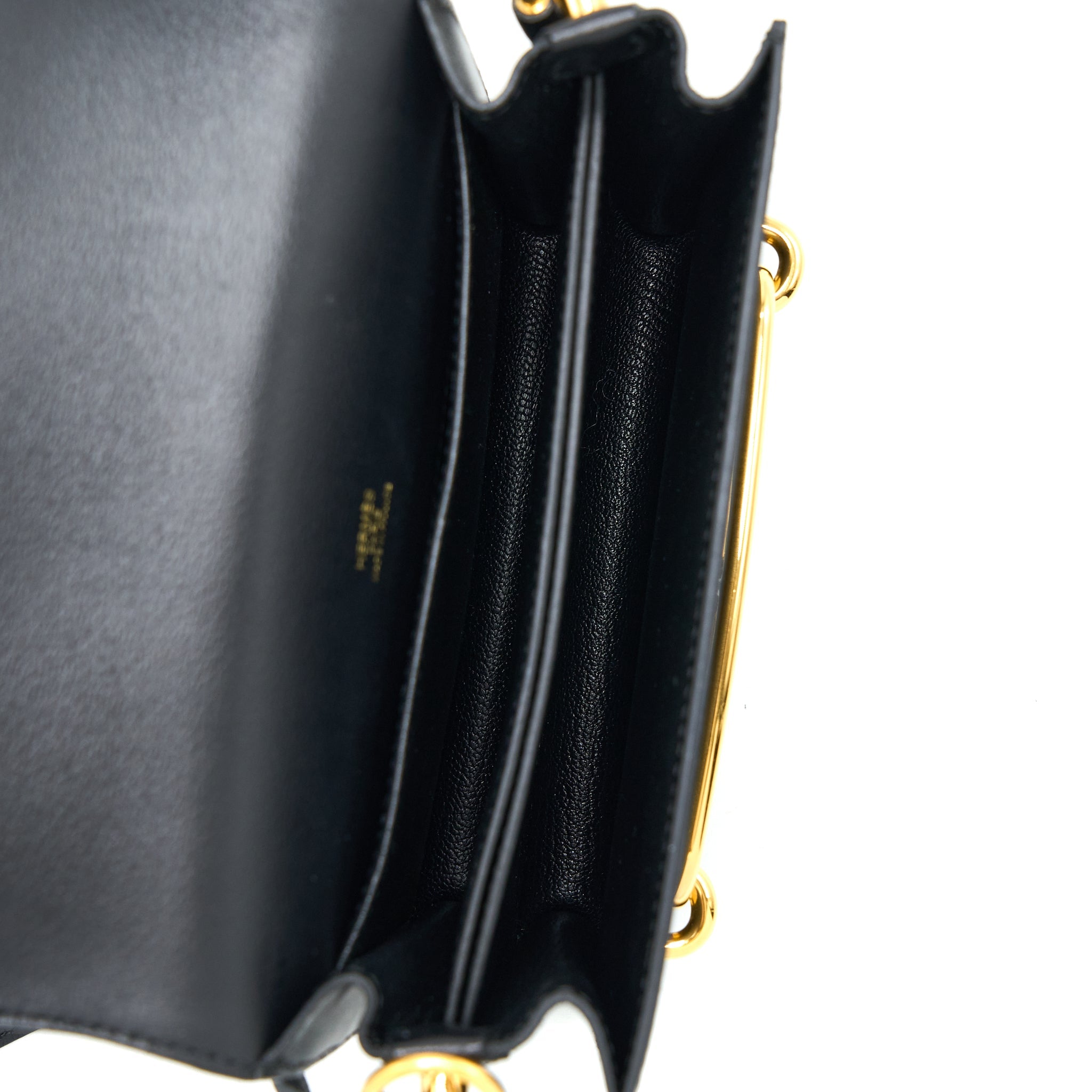 HERMES MINI ROULIS EVERCOLOR BLACK GHW