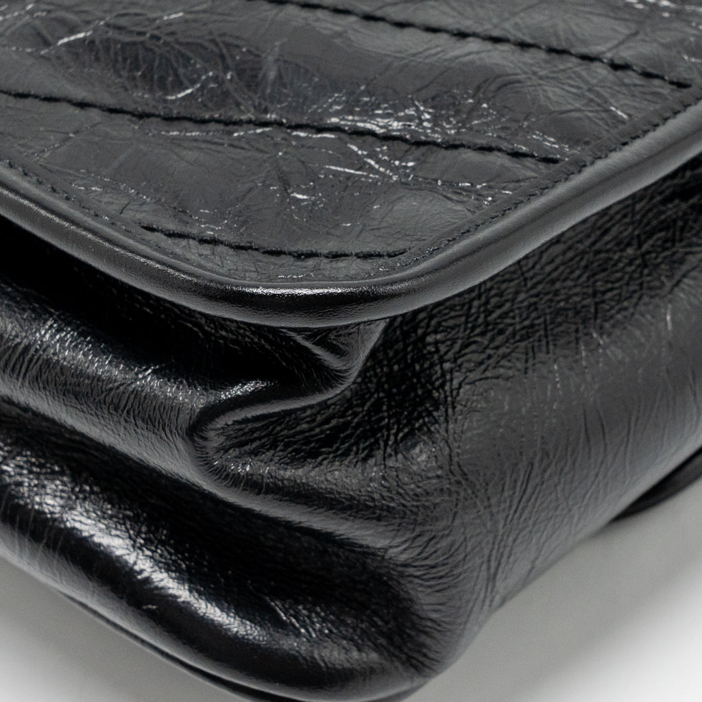 SAINT LAURENT/YSL MEDIUM NIKI CHAIN BAG VINTAGE CALFSKIN BLACK GHW