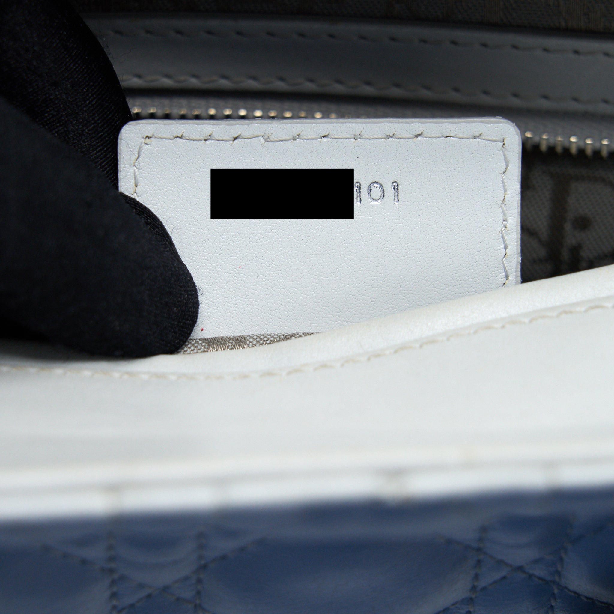DIOR LADY DIOR BAG LARGE IN WHITE SHW