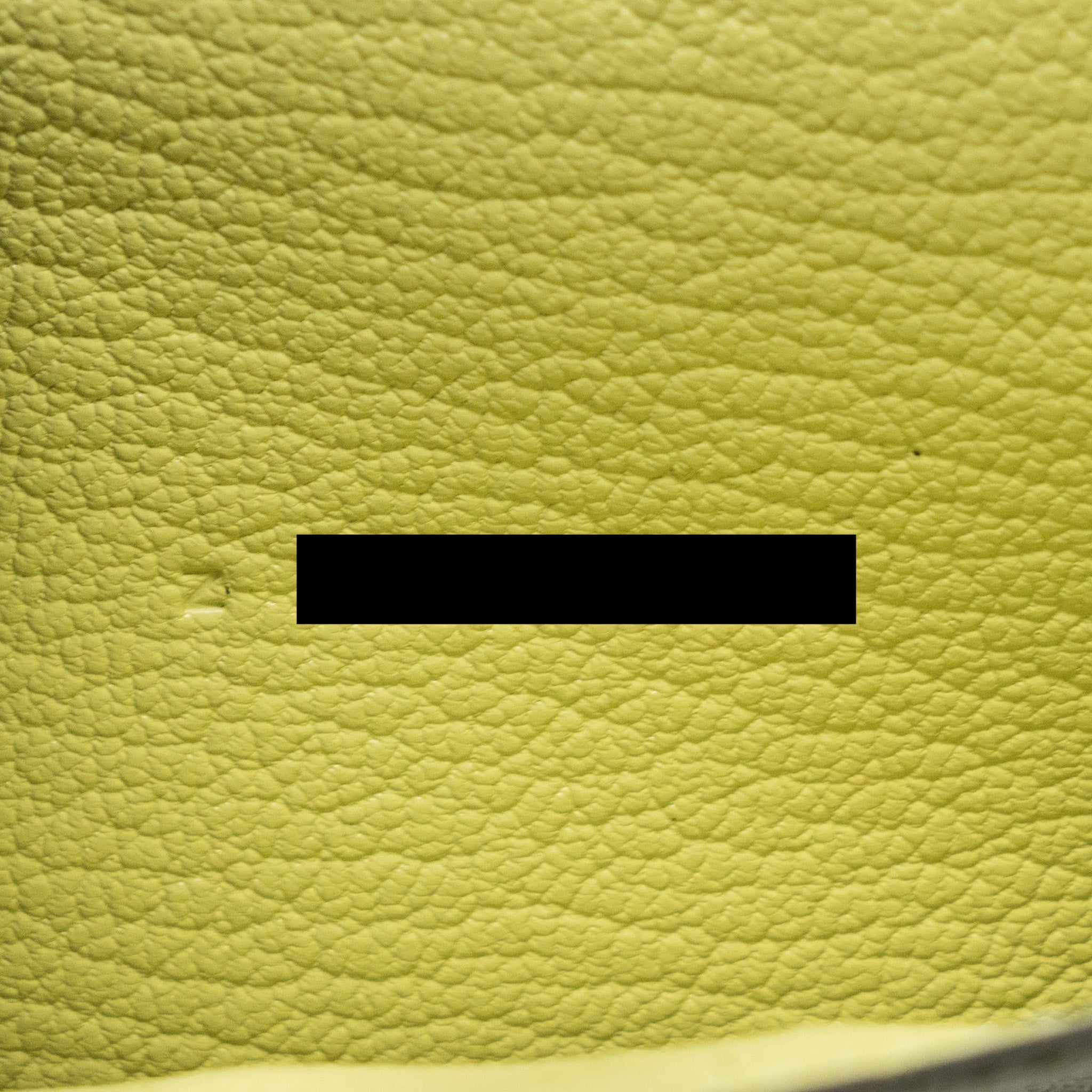 HERMES KELLY POCKET COMPACT CHEVRE MYSORE R9 JAUNE BOURGE SHW