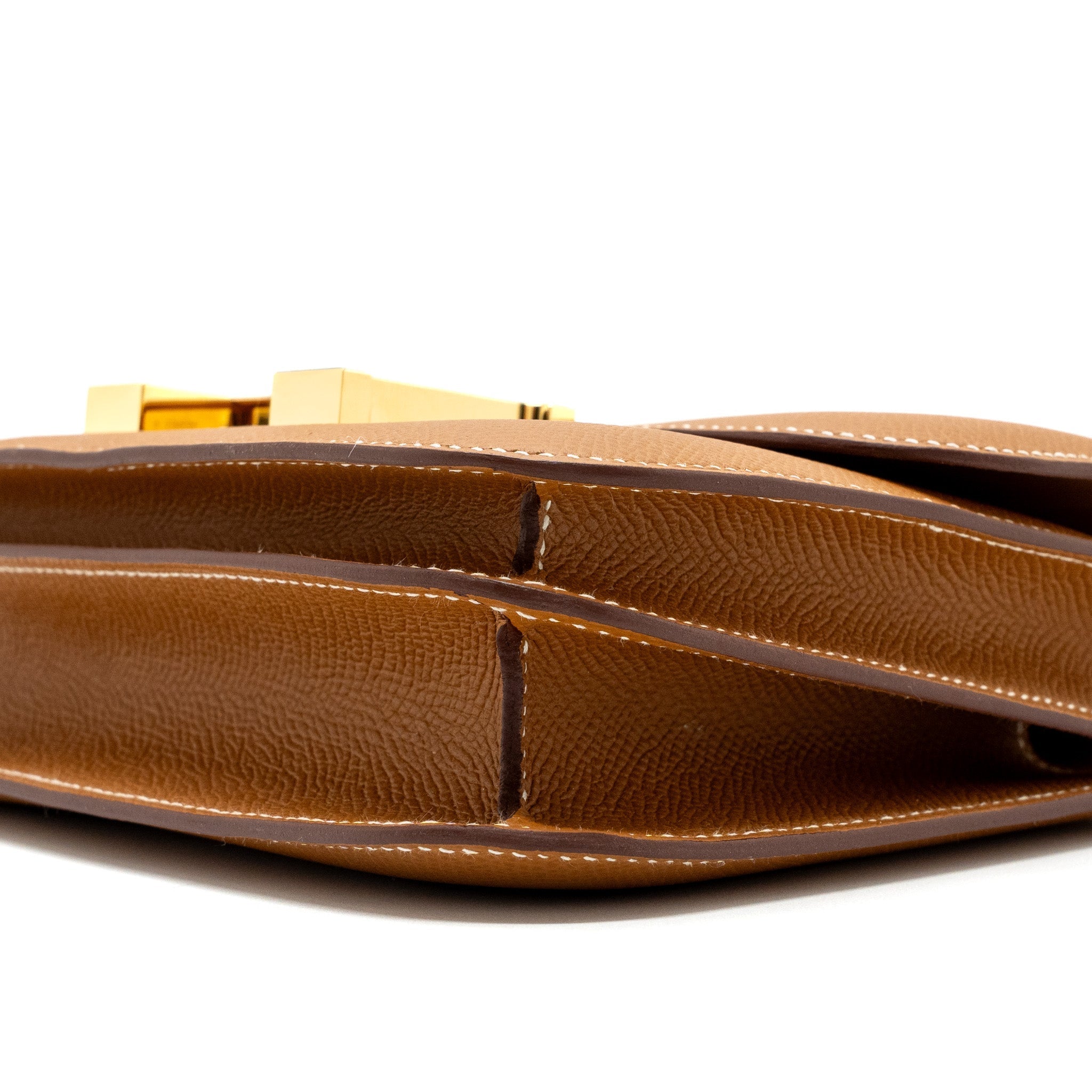 HERMES MINI CONSTANCE EPSOM GOLD GHW
