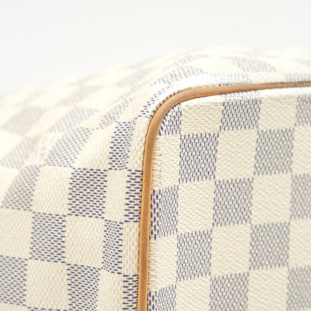 LOUIS VUITTON DAMIER AZUR COATED CANVAS TOTE BAG