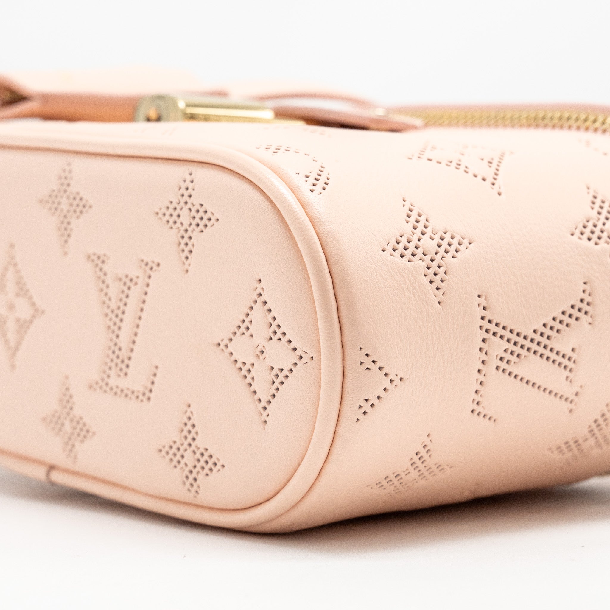 LOUIS VUITTON VANITY POUCH CALFSKIN ROSE JASMIN PINK LGHW