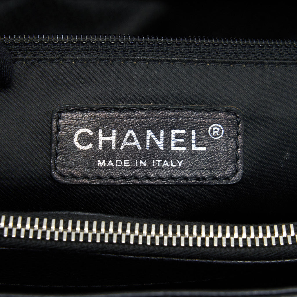 CHANEL GRAND SHOPPING TOTE CAVIAR BLACK SHW