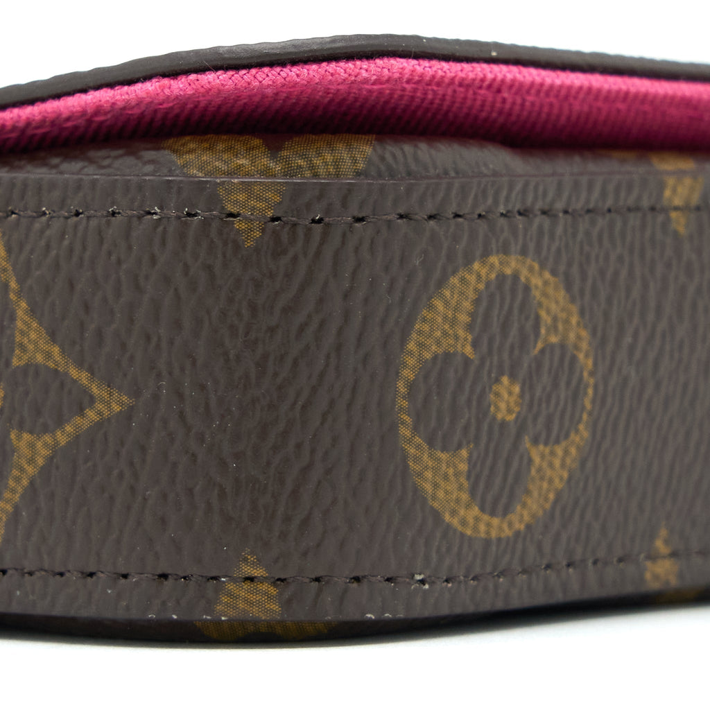 LOUIS VUITTON FELICIE POCHETTE VIVIENNE MASCOT ON HOLLYWOOD DRIVE MONOGRAM CANVAS GHW