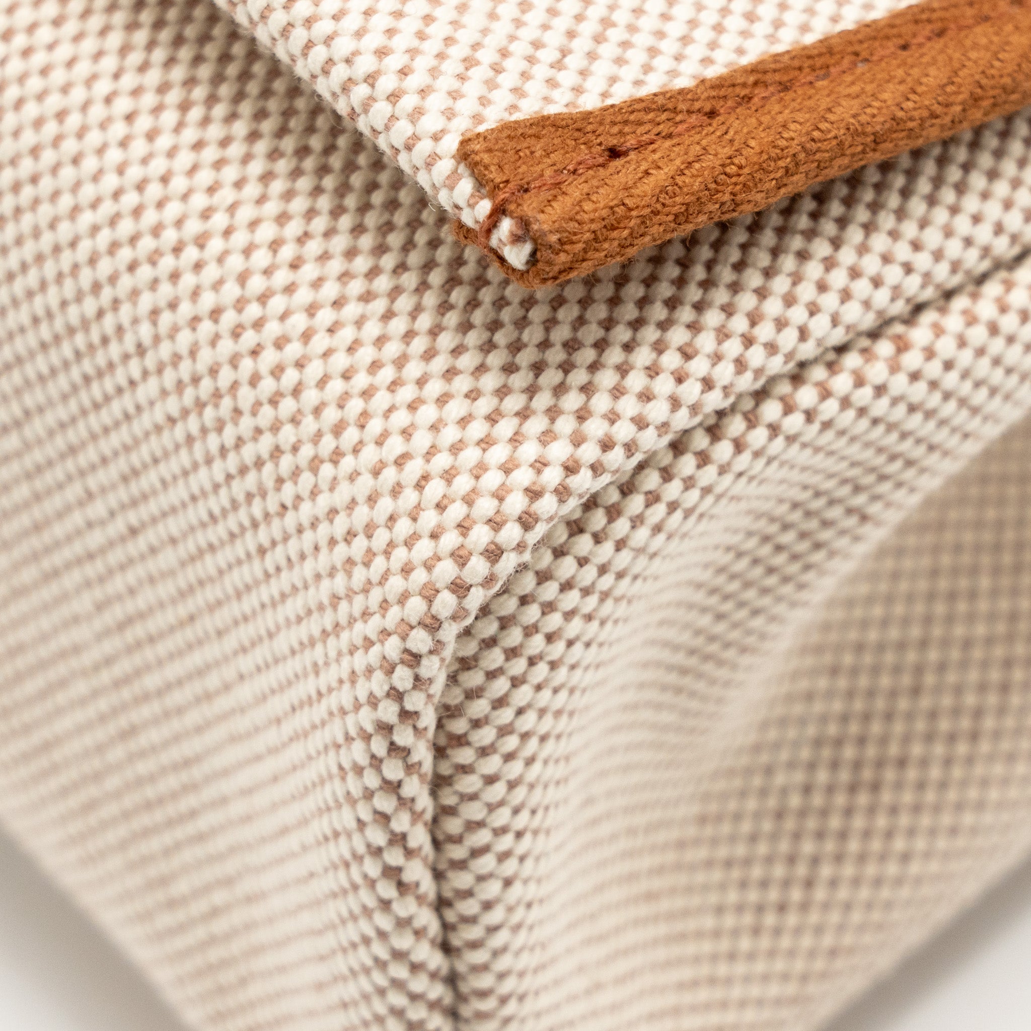 HERMES HERBAG MINI CANVAS / HUNTER LEATHER ECRU-BEIGE / FAUVE SHW