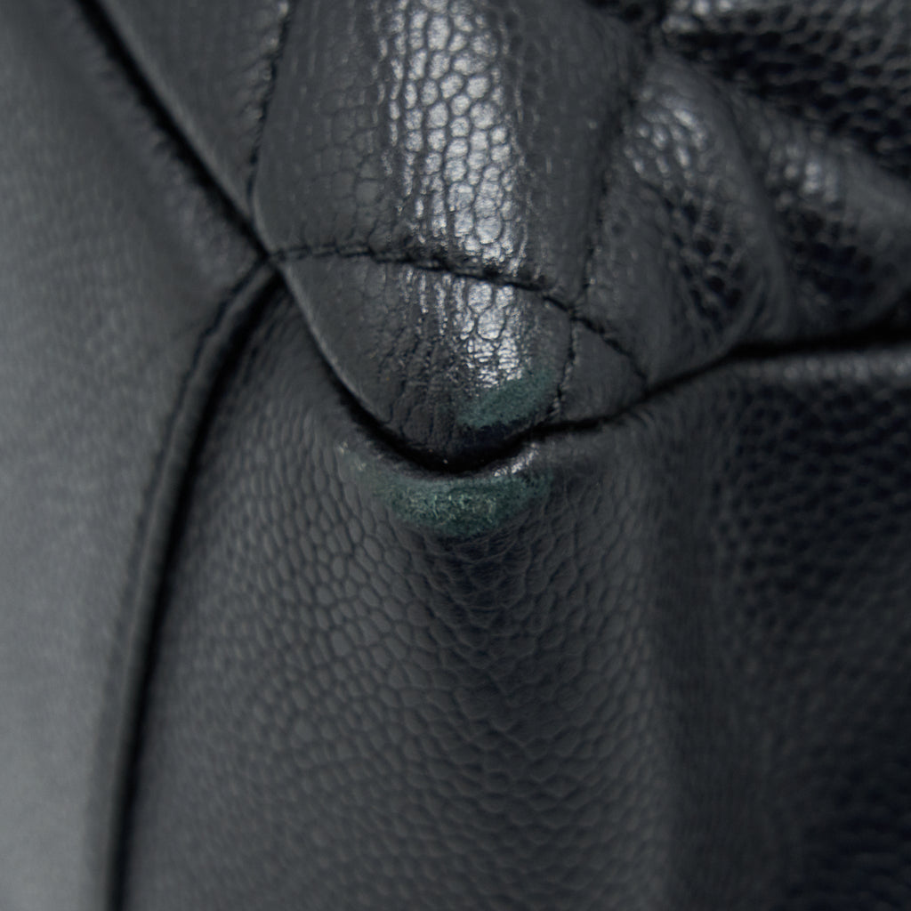 CHANEL GRAND SHOPPING TOTE CAVIAR BLACK SHW