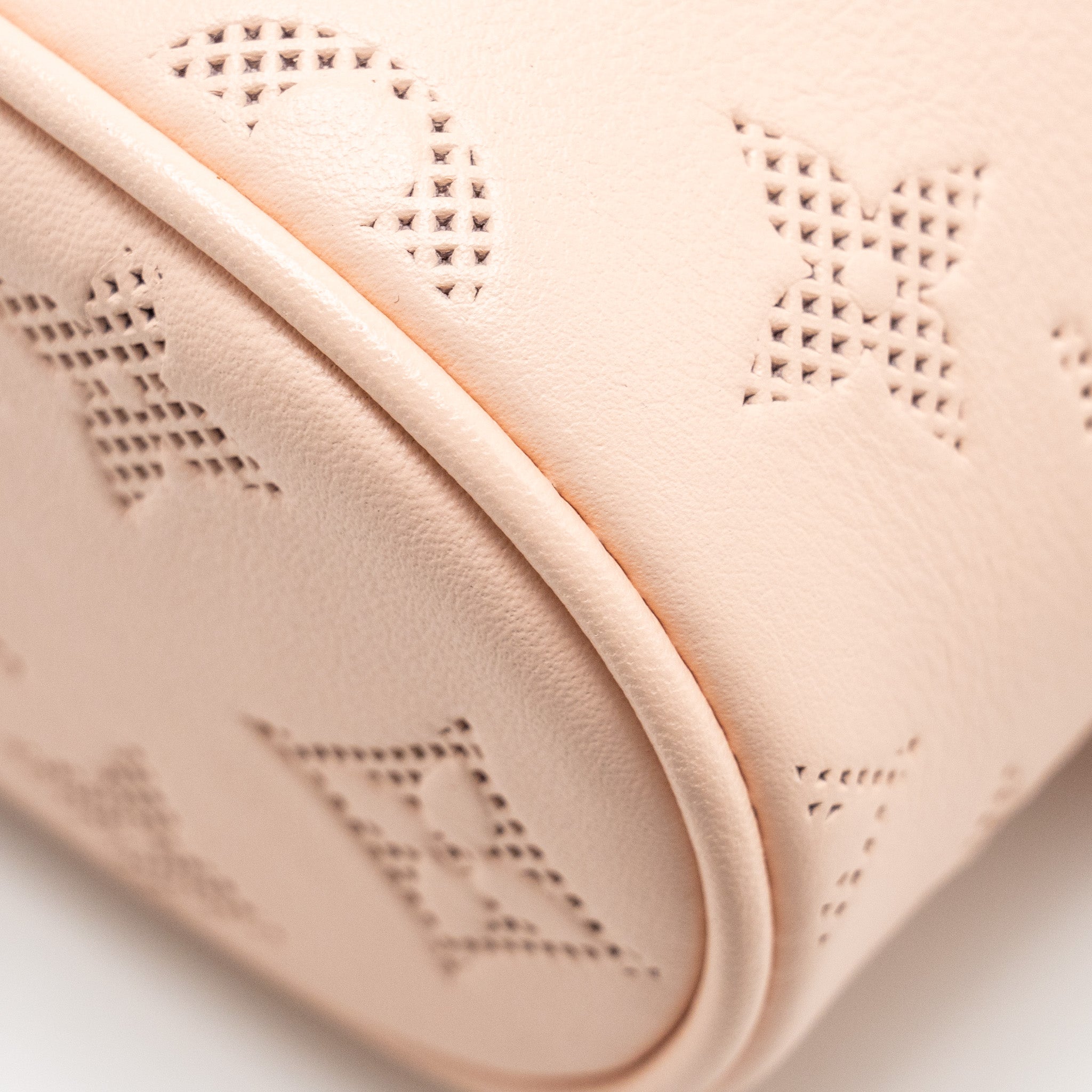 LOUIS VUITTON VANITY POUCH CALFSKIN ROSE JASMIN PINK LGHW