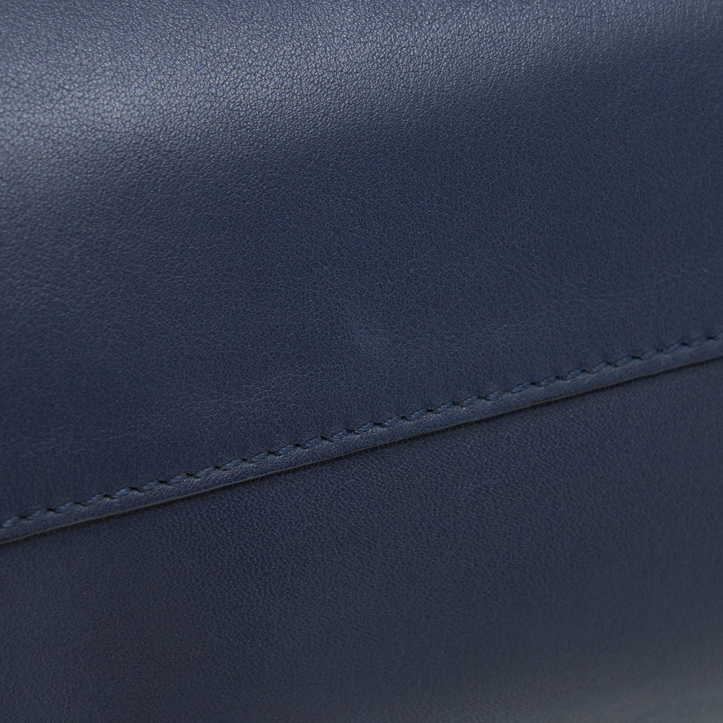 LOEWE FLAMENCO CLUTCH / CROSSBODY BAG LAMBSKIN NAVY