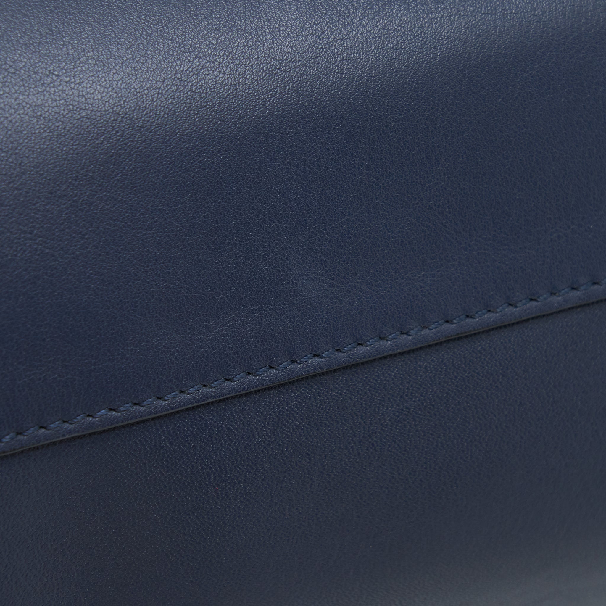 LOEWE FLAMENCO CLUTCH / CROSSBODY BAG LAMBSKIN NAVY