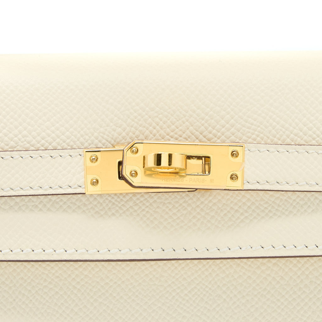 HERMES KELLY 25 EPSOM NATA GHW