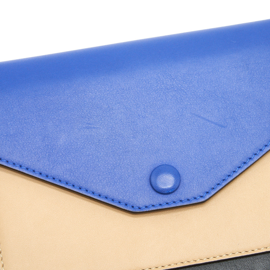CELINE POCKET ENVELOPE WALLET ON CHAIN MULTI-COLOUR