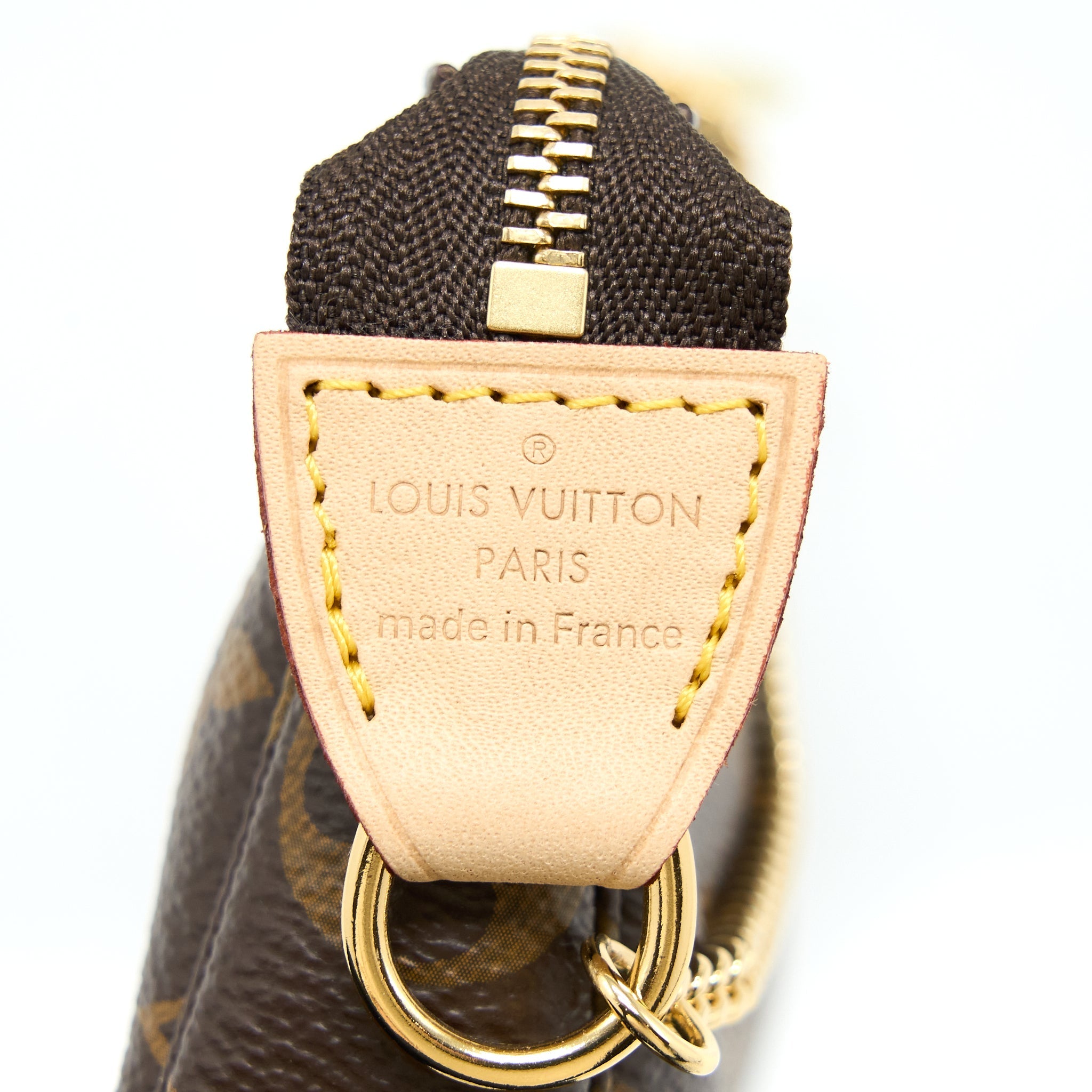 LOUIS VUITTON MINI POCHETTE MONOGRAM CANVAS GHW