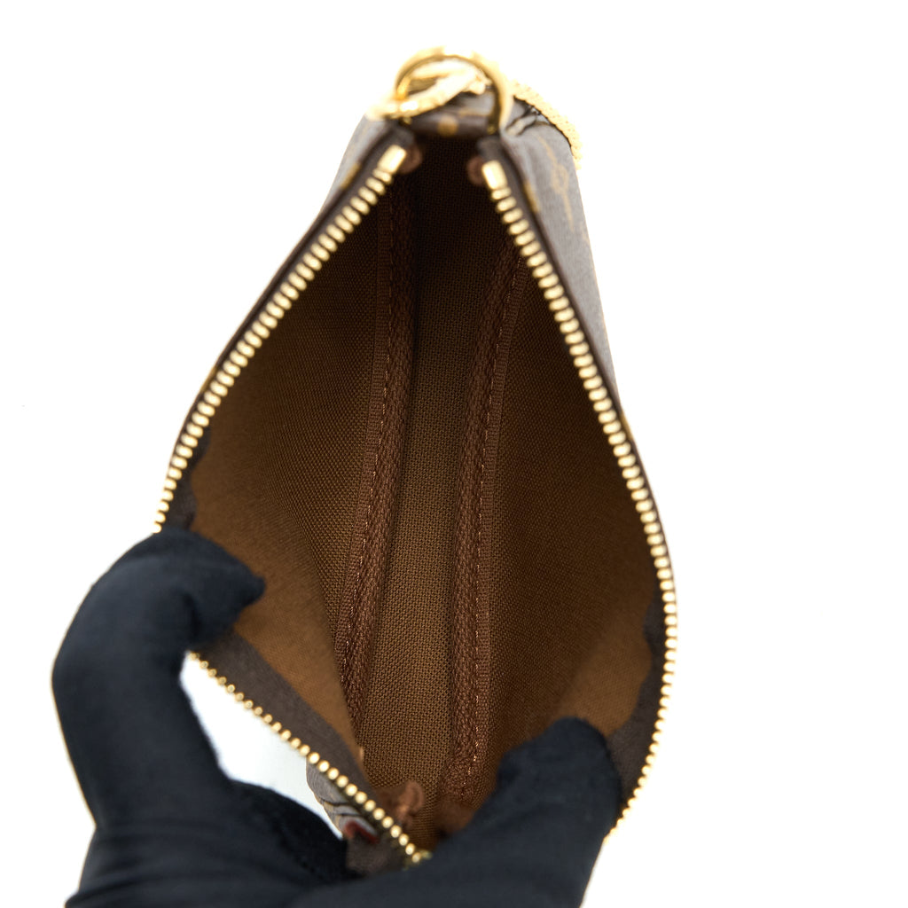 LOUIS VUITTON MINI POCHETTE MONOGRAM CANVAS GHW